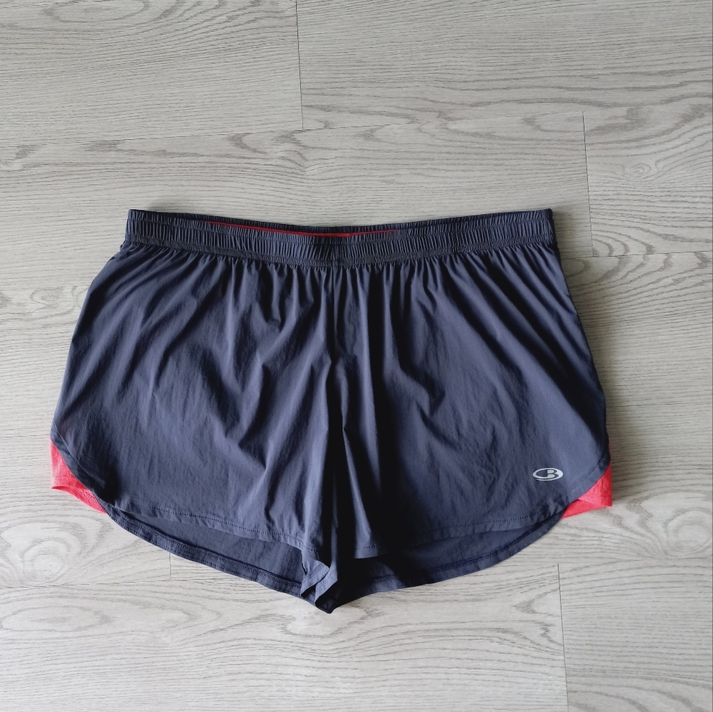 Icebreaker W's Impulse Running Shorts Cool-Lite Panther/Ember XL